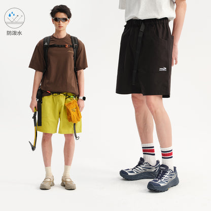 NewJNXS Water-Repellent Outdoor Adjustable Belt Shorts – Unisex