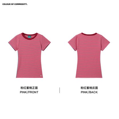 NewJNXS Stretch Striped Slim-Fit Knit T-Shirt