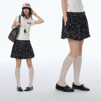 NewJNXS SS All-Over Camo Bubble Skirt