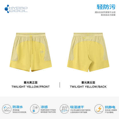 NewJNXS Men's Elastic Mesh Panel Breathable Sport Shorts – Outdoor Training & Running 4-inch Shorts