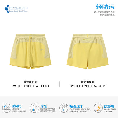NewJNXS Women's Elastic Mesh Panel Breathable Sport Shorts – Outdoor Training & Running 4-inch Shorts