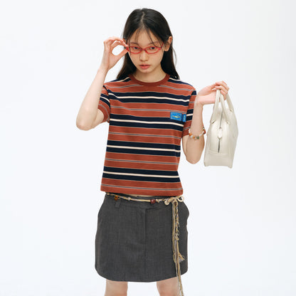 NewJNXS Oversized Striped Couple Tee