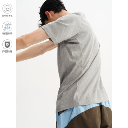 NewJNXS Modal Wool Reflective Print T-Shirt
