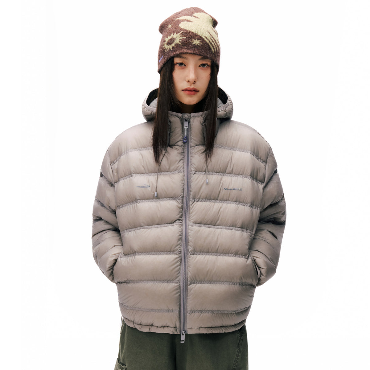 NewJNXS 「Cold Isle Blue Series」 Hooded Down Jacket