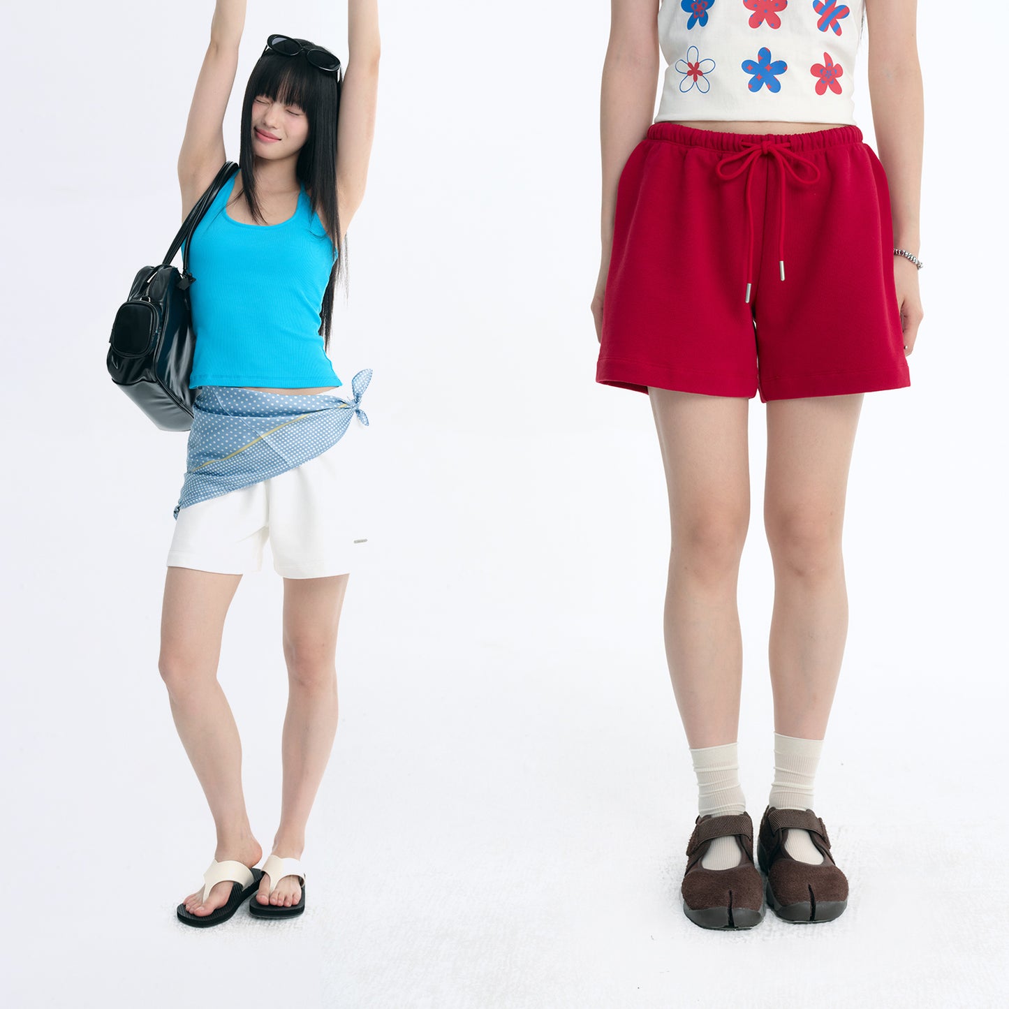 NewJNXS Drawstring Knit Shorts
