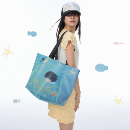 【NewJNXS × Kuku 2.0】Ocean Dream Double-Sided Print Tote Bag
