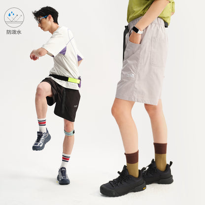 NewJNXS Water-Repellent Outdoor Adjustable Belt Shorts – Unisex