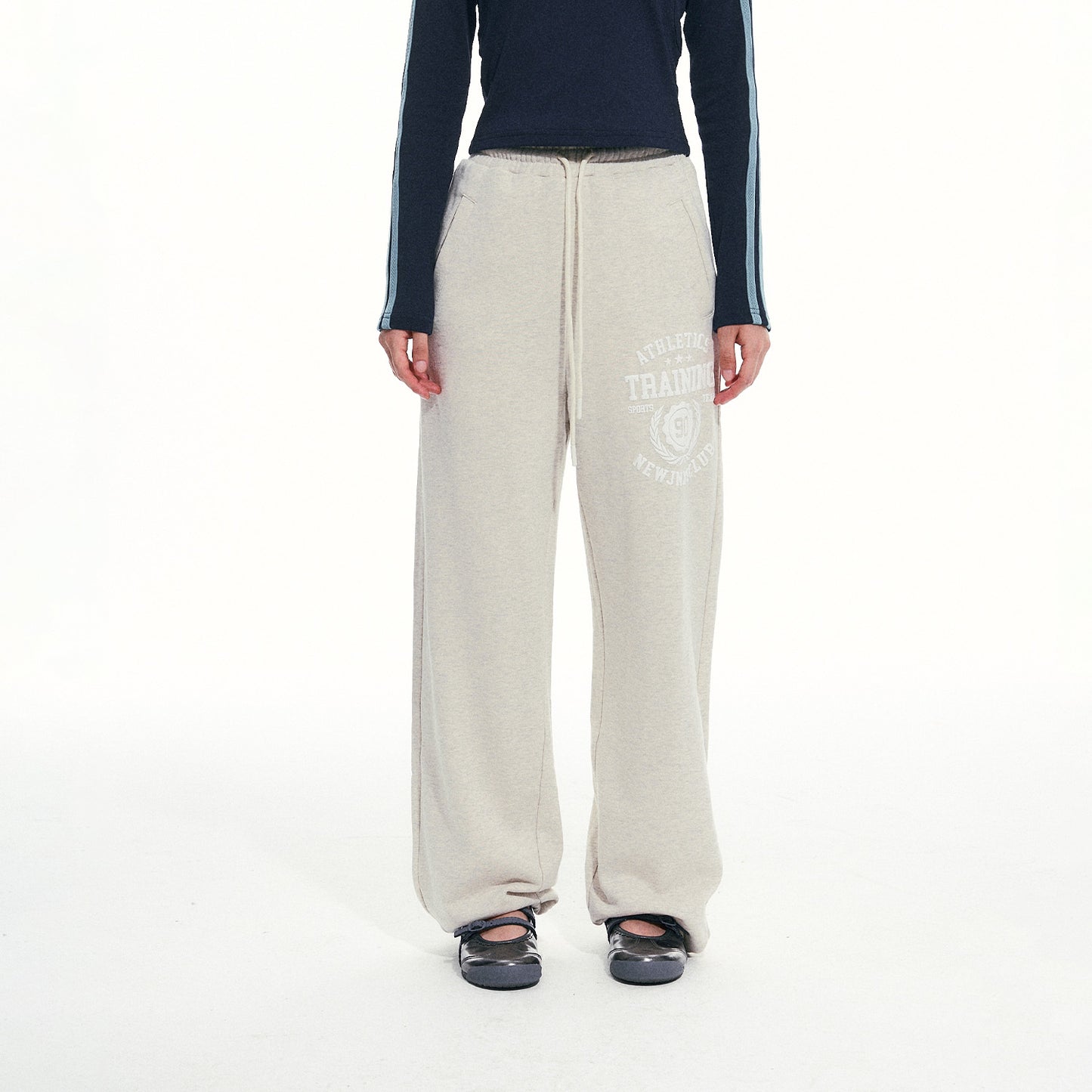 NewJNXS Puff Print Logo Sweatpants