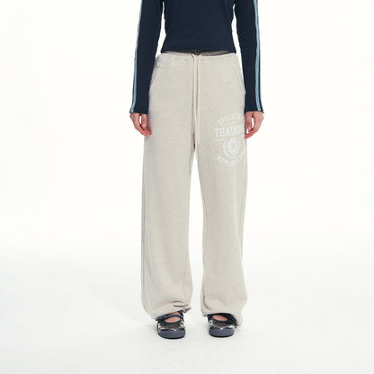 NewJNXS Puff Print Logo Sweatpants
