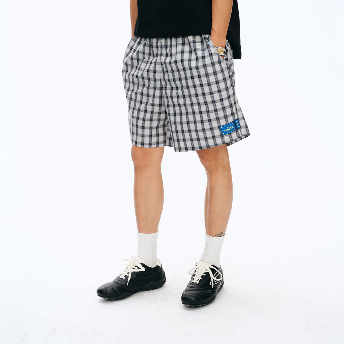 NewJNXS Plaid Wide Shorts - Unisex