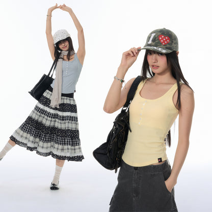 NewJNXS SS Stretch Knit Slim-Fit Camisole