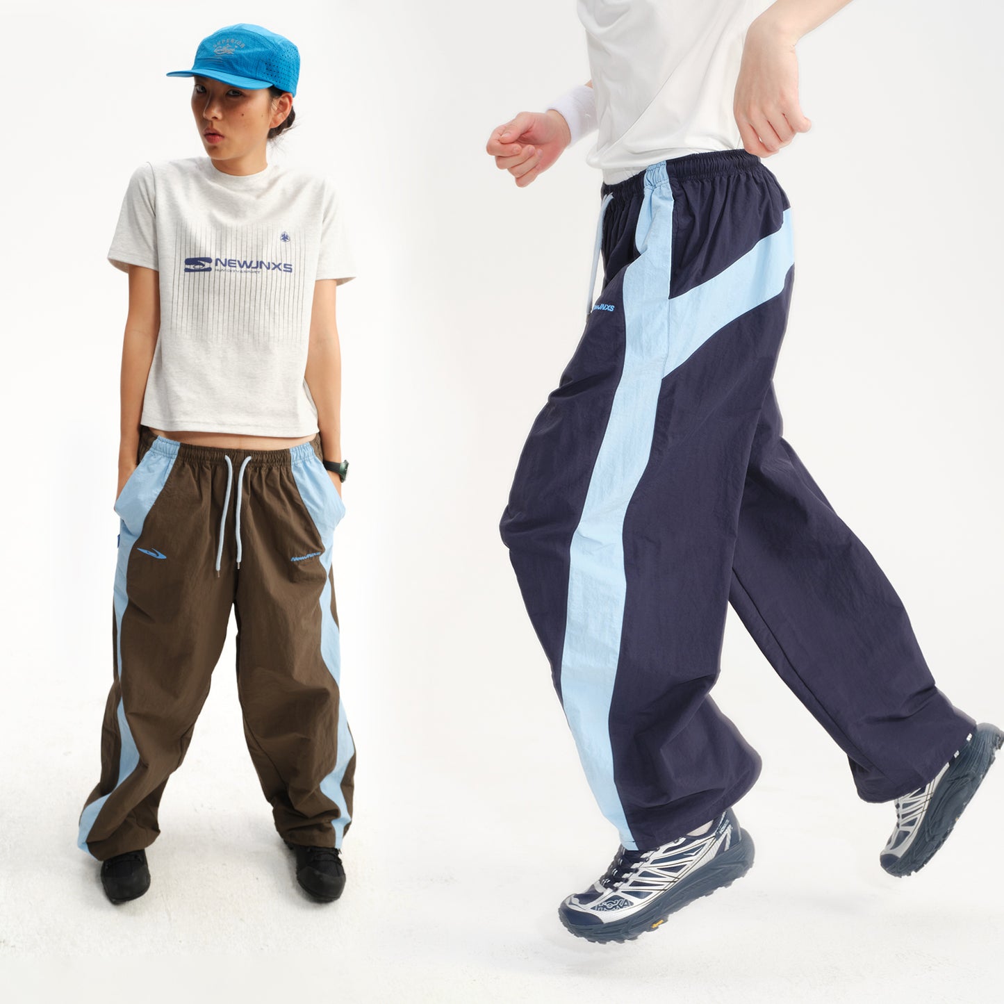 NewJNXS  Taslon Colorblock Relaxed Fit Pants