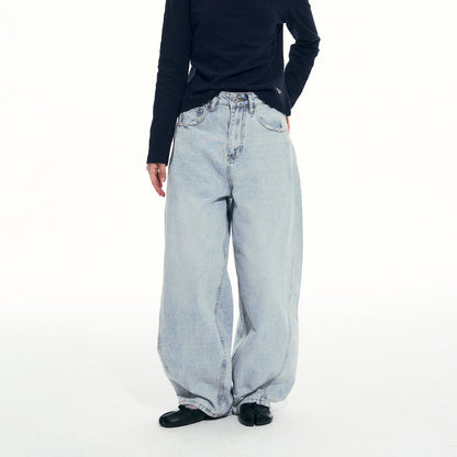 NewJNXS Distressed Whiskered Jeans