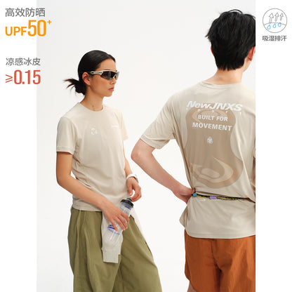 NewJNXS Cooling Sun-Protective Gradient Graphic T-Shirt