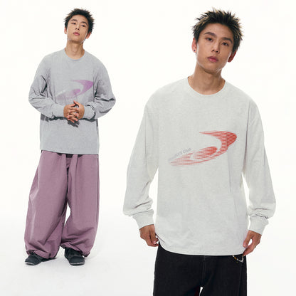 NewJNXS Polka Dot Logo Long Sleeve Tee