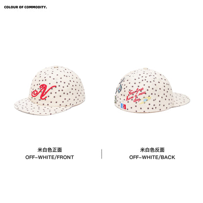 NewJNXS All-Over Star Print Cotton Baseball Cap
