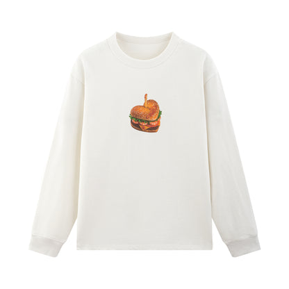 NewJNXS Burger Graphic Long Sleeve Tee
