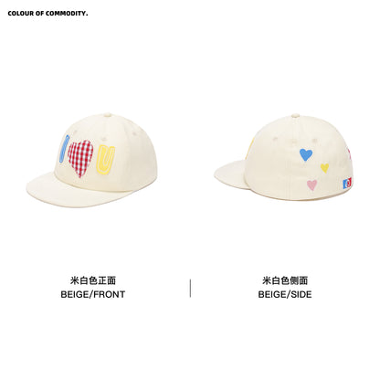 NewJNXS Heart Patch Baseball Cap