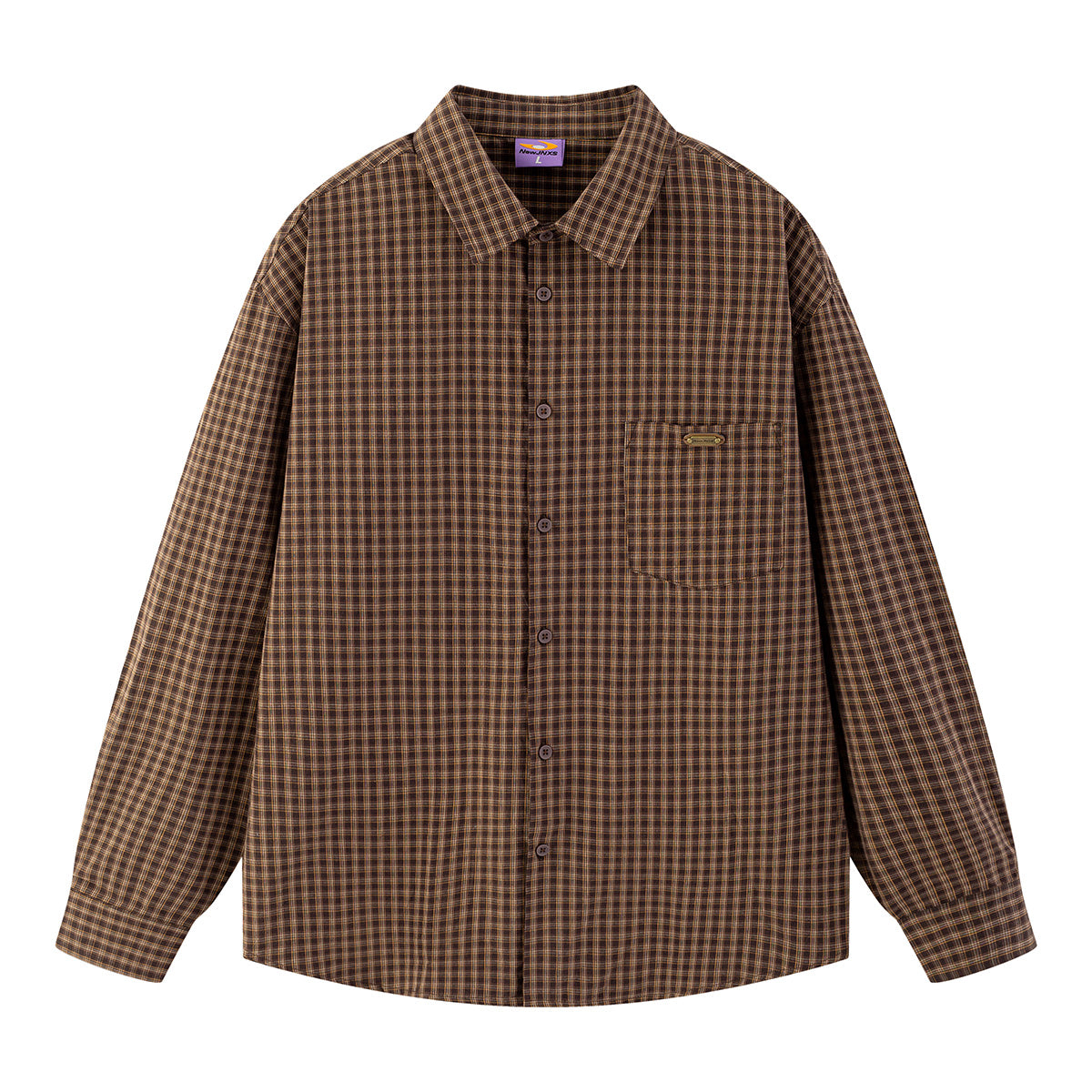 NewJNXS SS Vintage Plaid Shirt