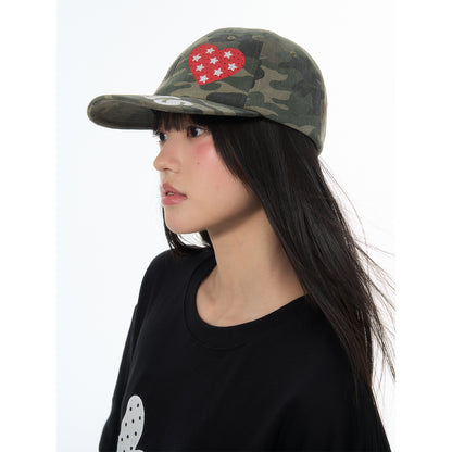 NewJNXS Distressed Camo Baseball Cap
