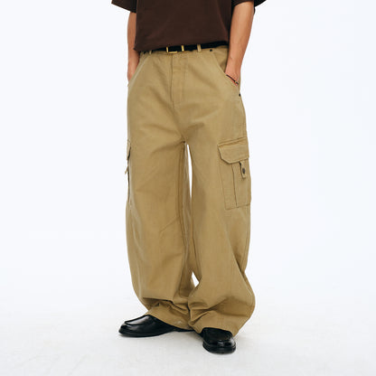 NewJNXS Washed Utility Cargo Pants