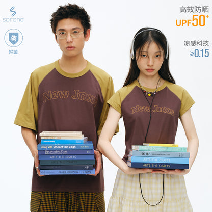NewJNXS Cooling UV-Protective Contrast Raglan Tee