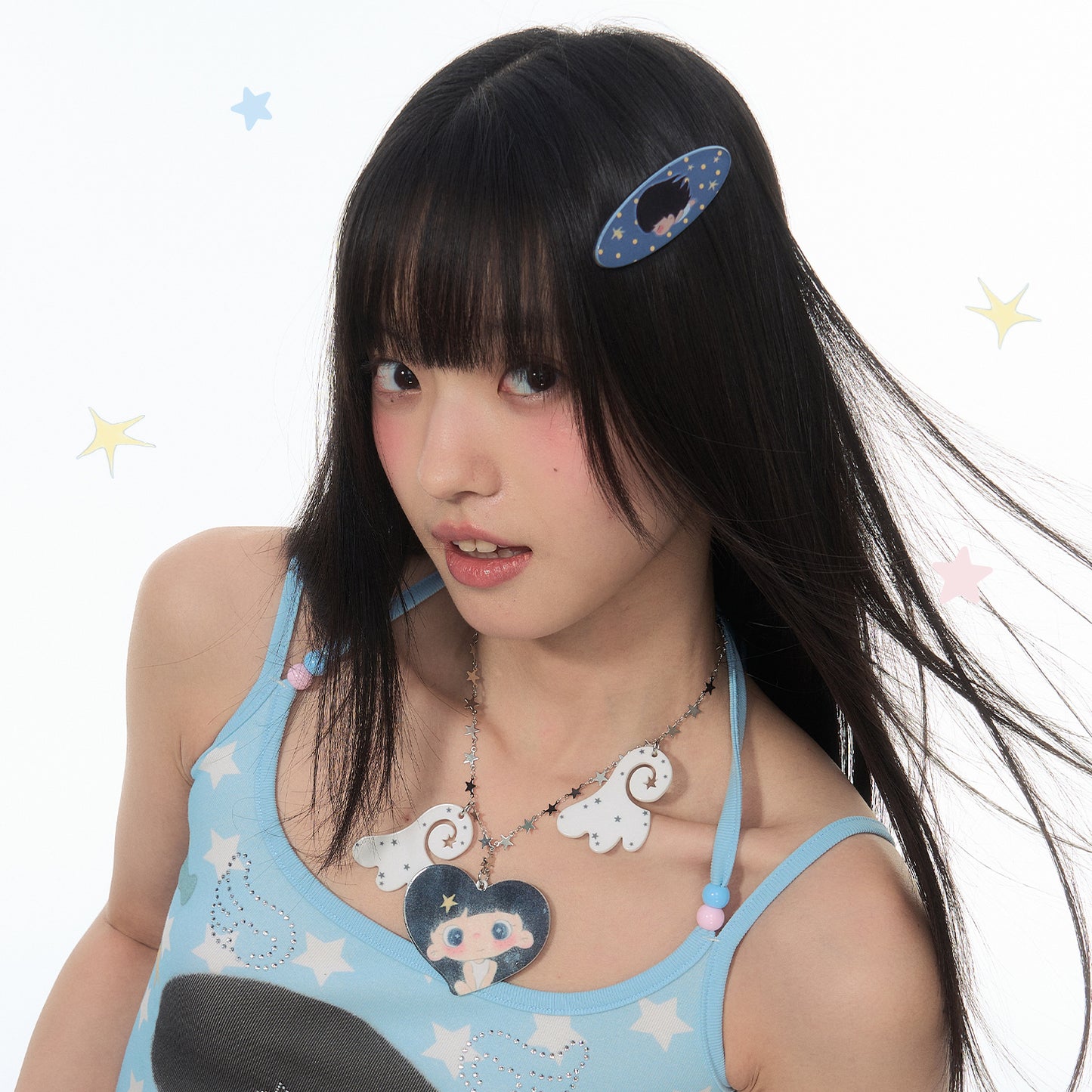 【NewJNXS × Kuku 2.0】Starry Polka Dot Hair Clip