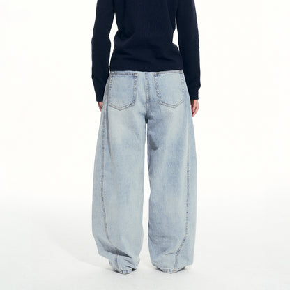 NewJNXS Distressed Whiskered Jeans