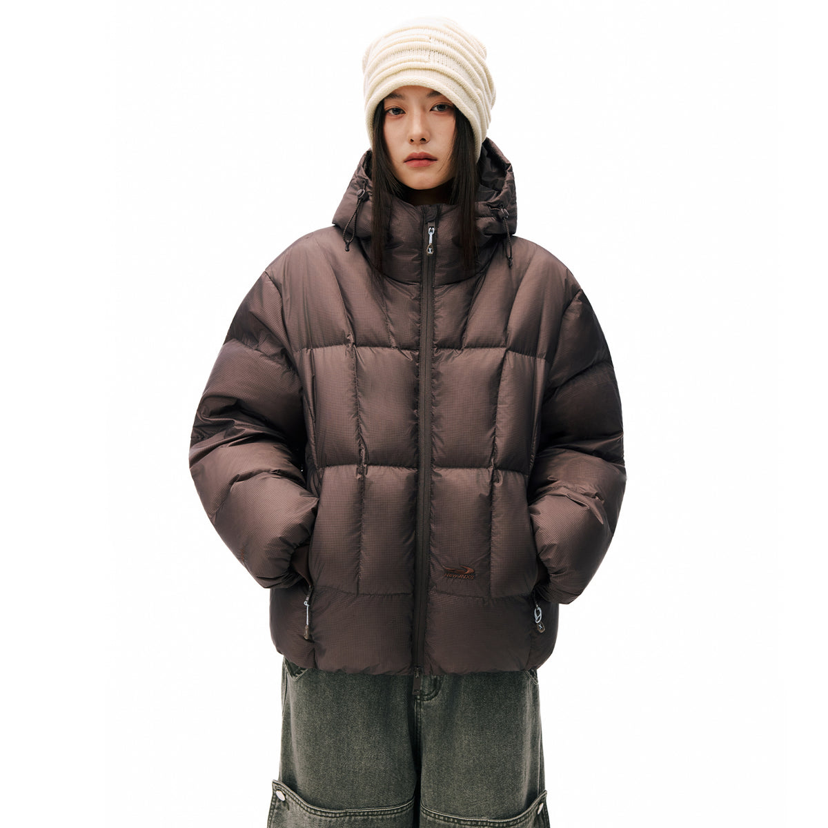 NewJNXS 「Cold Isle Blue Series」Windproof Down Puffer Jacket