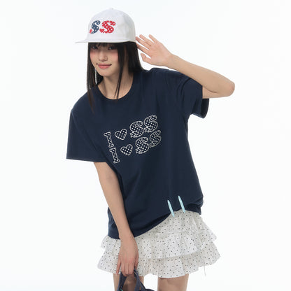 NewJNXS SS Polka Dot Graphic T-Shirt