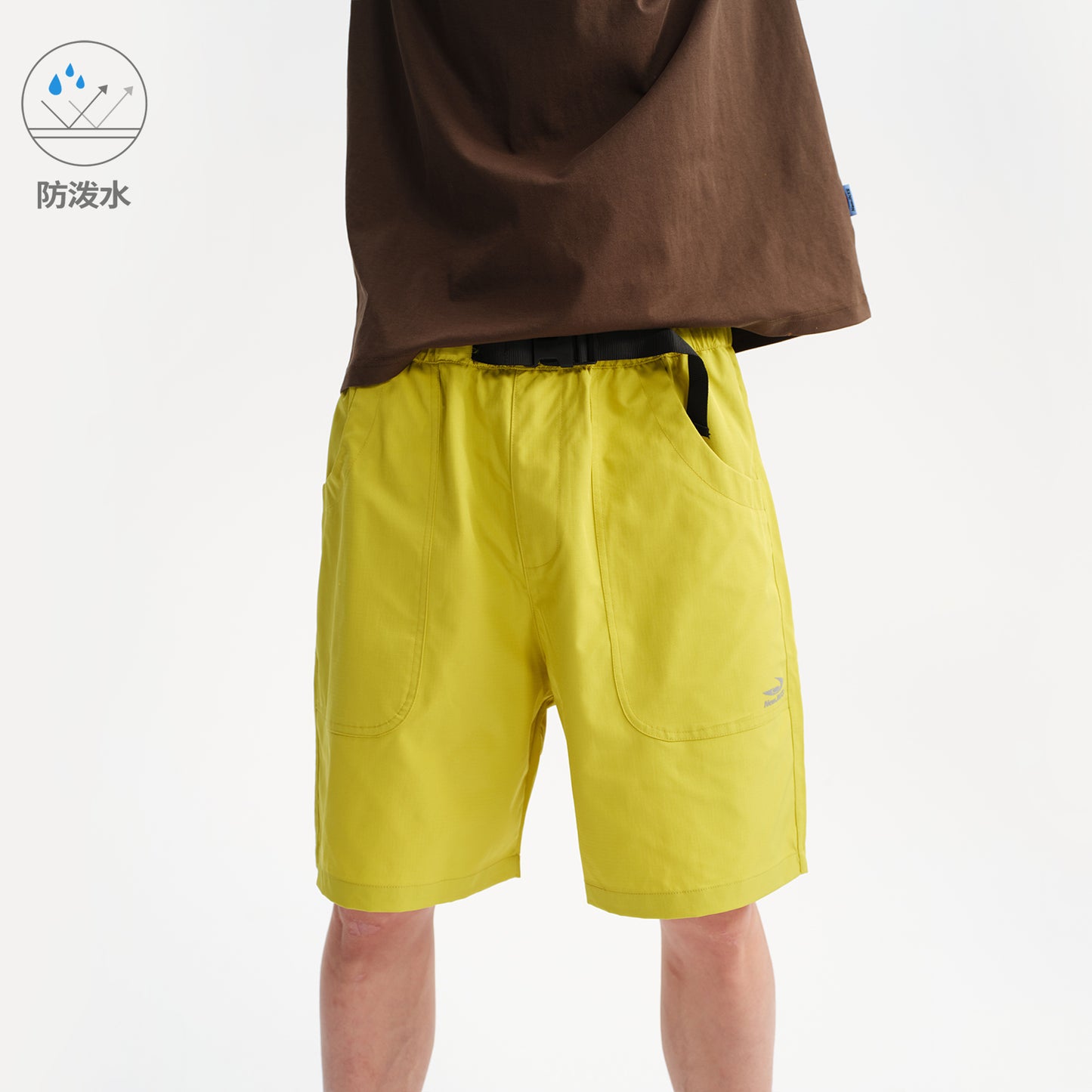 NewJNXS Water-Repellent Outdoor Adjustable Belt Shorts – Unisex