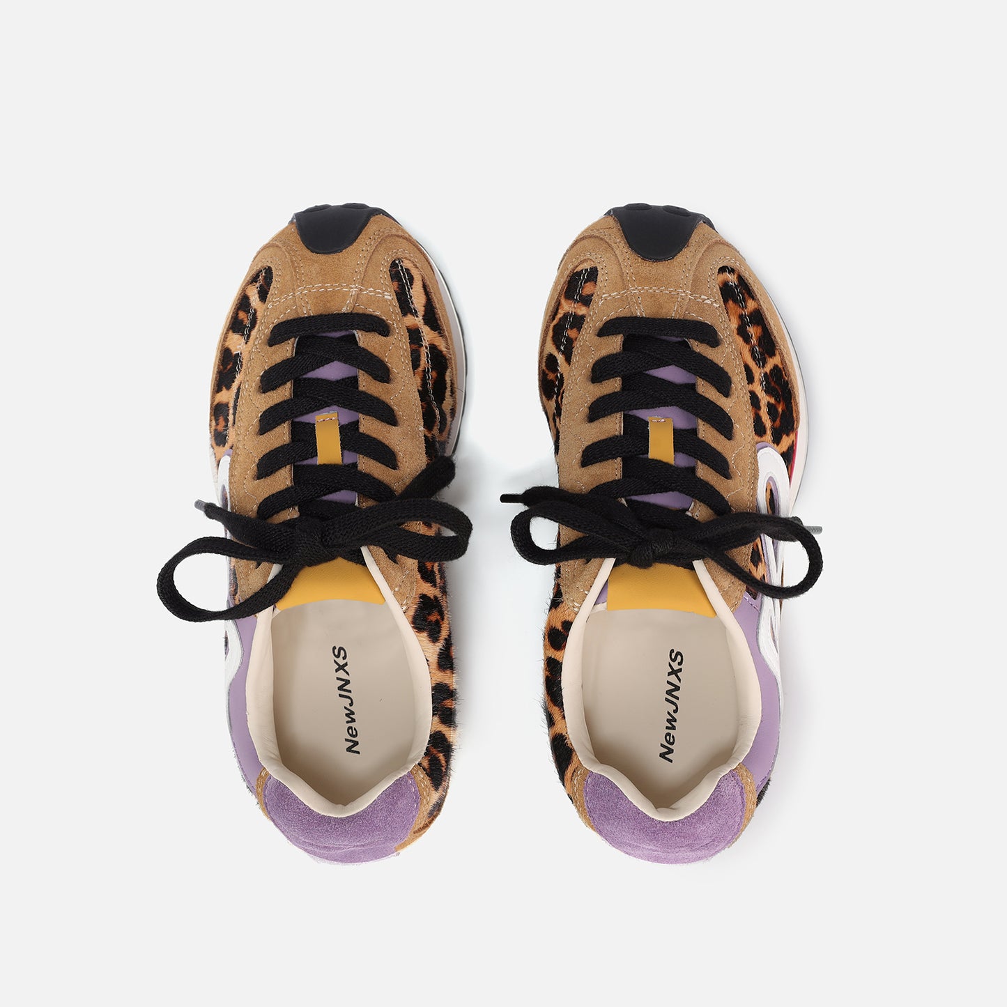 NewJNXS Lightweight Hidden Lift Retro Runner Sneakers
