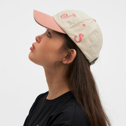 NewJNXS Color-Block Embroidered Baseball Cap