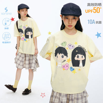 【NewJNXS x Kuku】 Sorona Cooling Quick-Dry Antibacterial Couple Tee