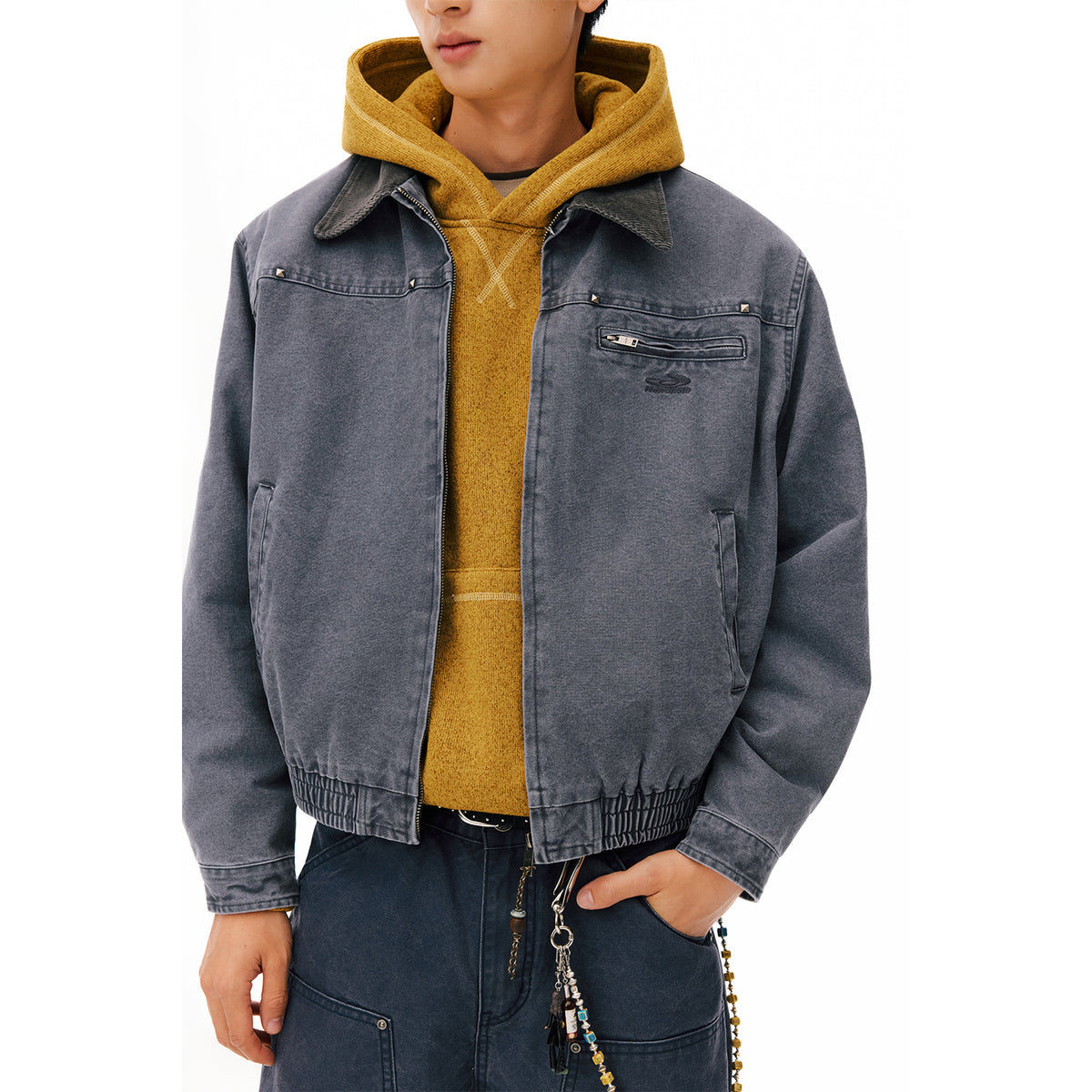 NewJNXS Cotton Canvas Workwear Jacket
