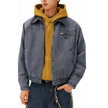 NewJNXS Cotton Canvas Workwear Jacket
