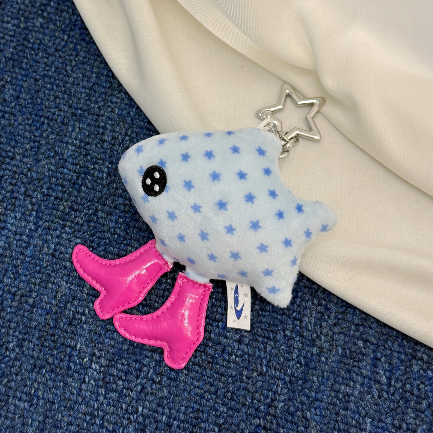 NewJNXS World High-Heel Fish Plush Bag Charm