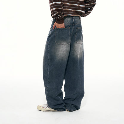 NewJNXS Relaxed Twill Wide-Leg Jeans
