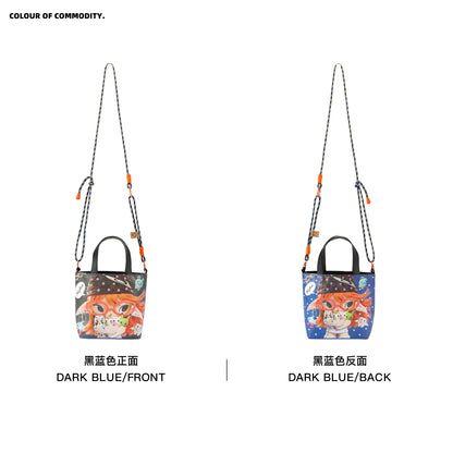 NewJNXS World Alien Girl Graphic Mini Crossbody Bag