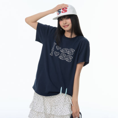 NewJNXS SS Polka Dot Graphic T-Shirt