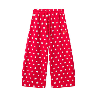 NewJNXS All-Over Star Print Casual Pants