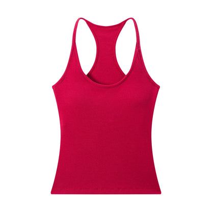 NewJNXS Removable Padded Stretch Slim Camisole Top