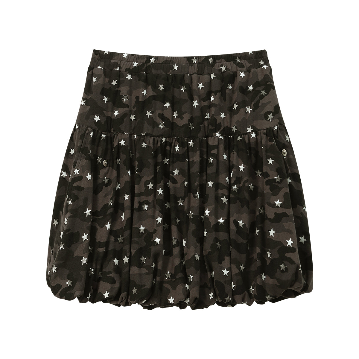 NewJNXS SS All-Over Camo Bubble Skirt