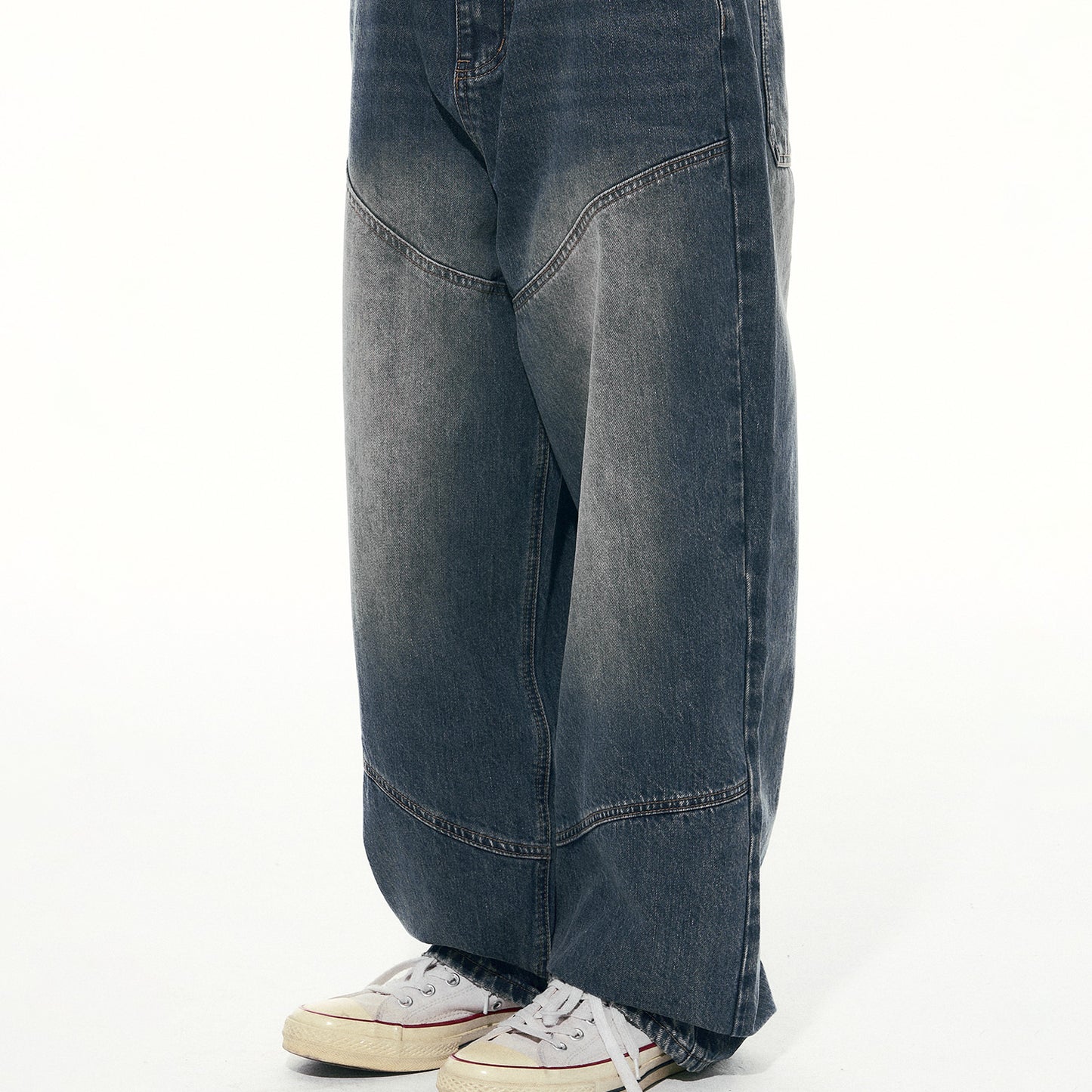 NewJNXS Relaxed Twill Wide-Leg Jeans