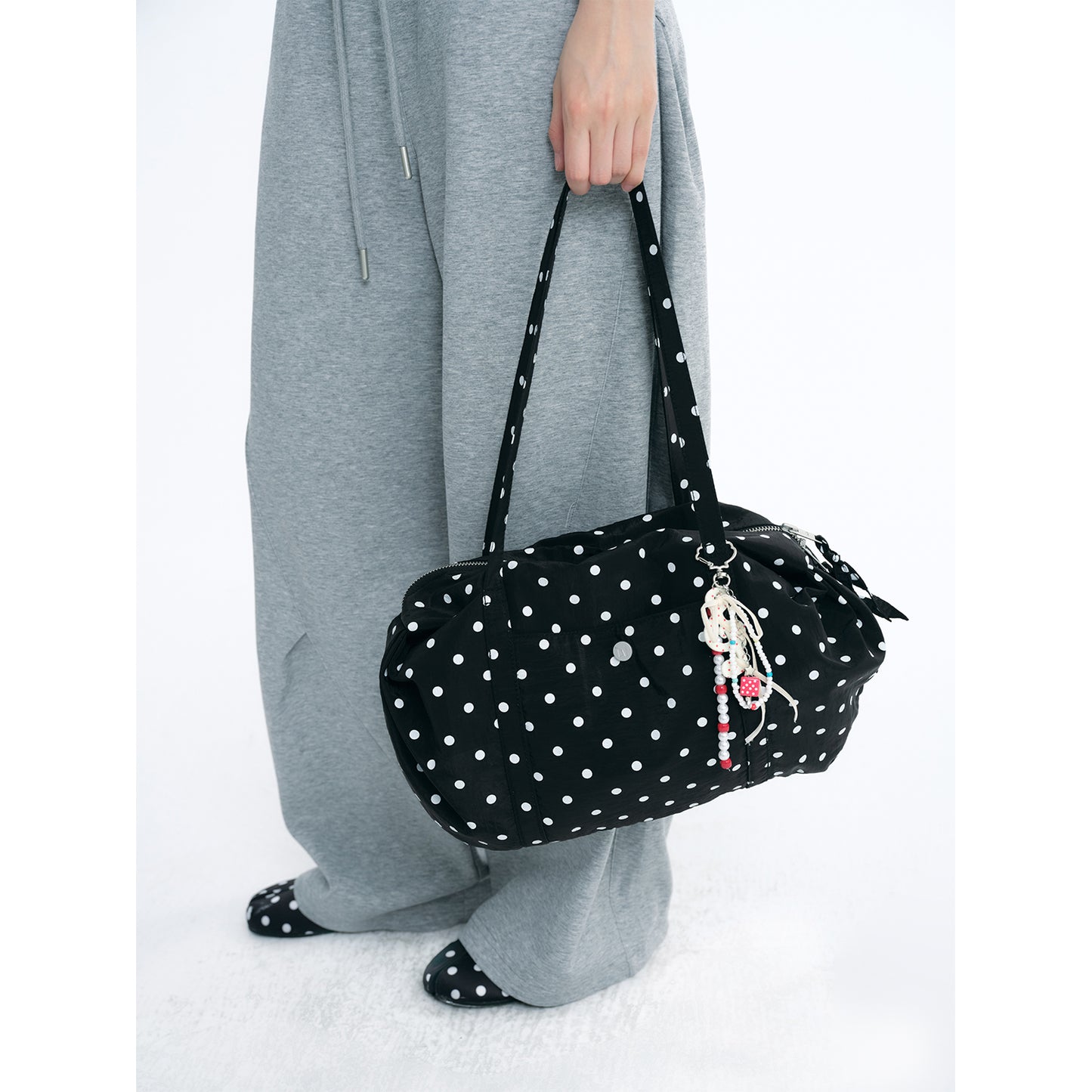 NewJNXS Polka Dot & Music Note Beaded Charm Chain
