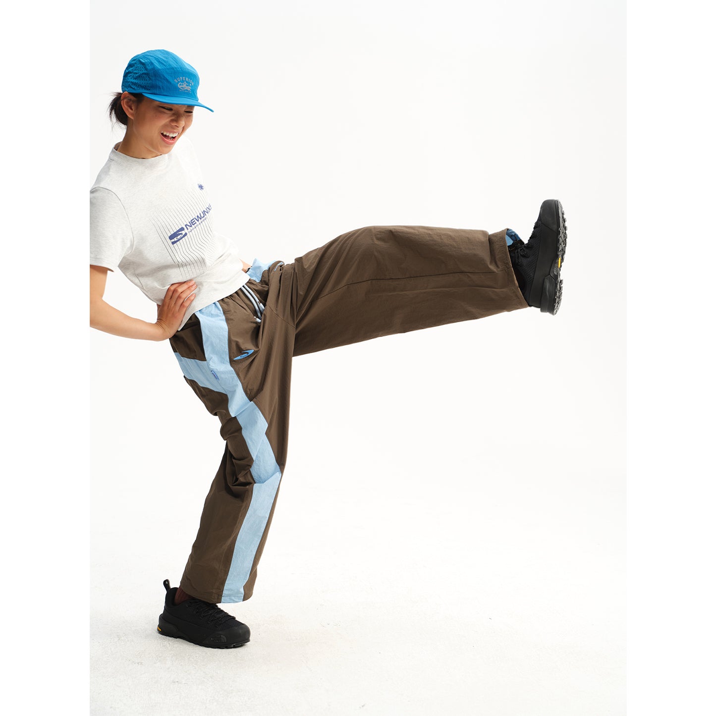 NewJNXS  Taslon Colorblock Relaxed Fit Pants