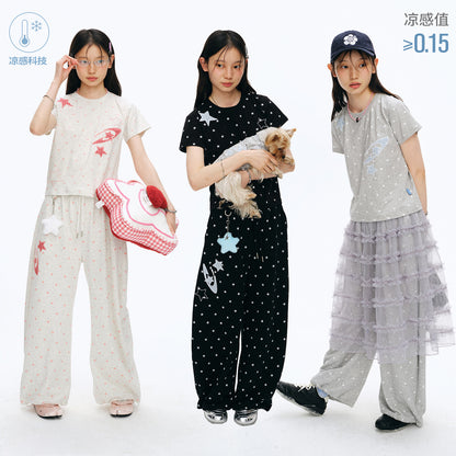 NewJNXS All-Star Cooling Fitted Tee Set&Pet Tee