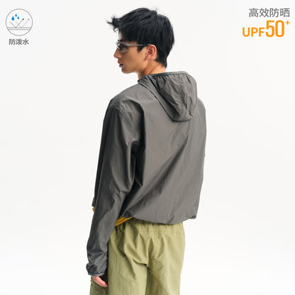 NewJNXS Water-Repellent UV Protection Hooded Jacket