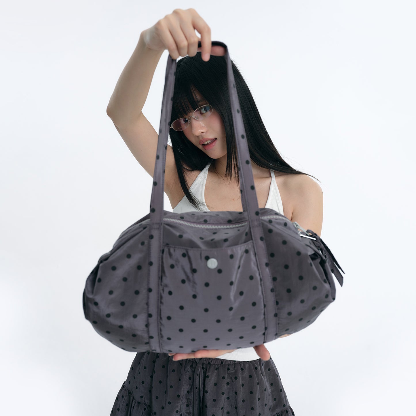 NewJNXS Polka Dot Tote Bag