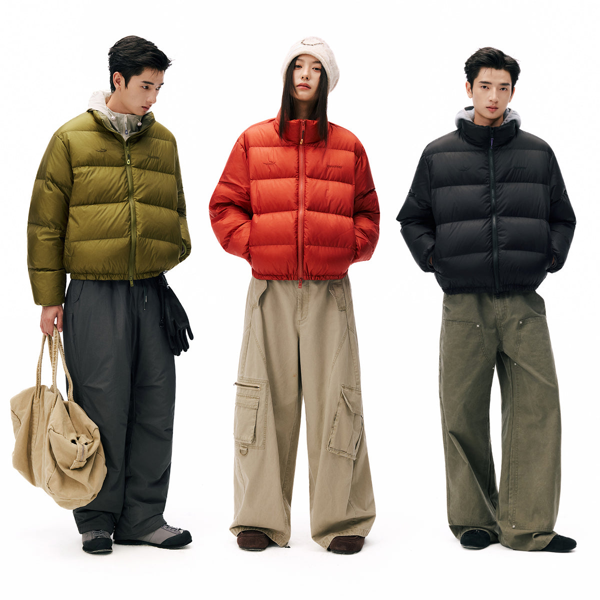NewJNXS 「Cold Isle Blue Series」 90% White Duck Down Puffer Jacket